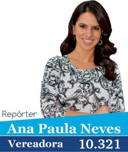  Repórter Ana Paula Neves – candidata a vereadora em São Paulo – PRB - Jornalista da Rede Record © REPRODUÇÃO / FACEBOOK 