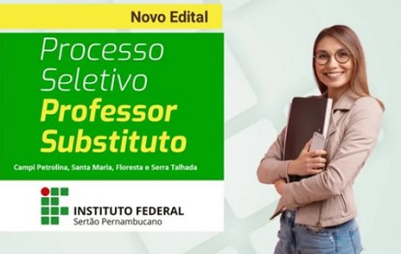 Processo seletivo para professor substituto recebe inscrições de