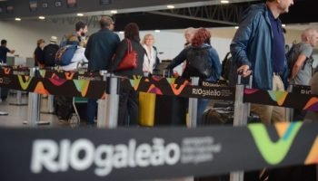 Foto: O Aeroporto Internacional do Galeão registrou ao menos 28 voos cancelados