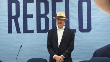 Foto: Aldo Rebelo em evento de sua pré-candidatura a presidência da republica pe