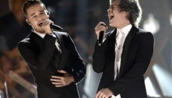 Foto: 1 de 1 Harry Styles com Liam Payne, do One Direction - Foto: Getty Images