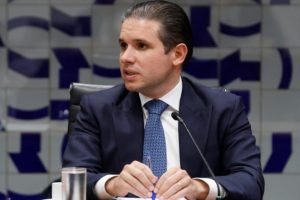 Na imagem, o presidente da Câmara, Hugo Motta — Foto: Na imagem, o presidente da