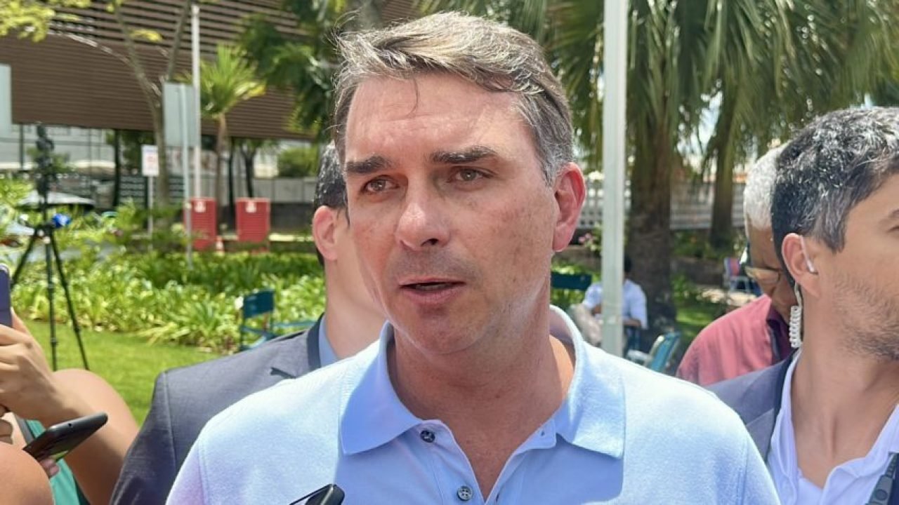 Foto: O senador Flávio Bolsonaro (PL-RJ), pré-candidato a presidente da Repúblic