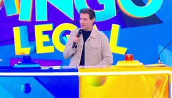 Foto: 1 de 1 Celso Portiolli durante o Passa ou Repassa - Foto: Reprodução/SBT