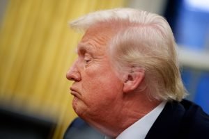 Foto: 1 de 1 Presidente dos EUA, Donald Trump - Metrópoles - Foto: Andrew Harni