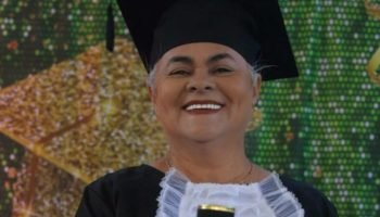 Mulher de 65 anos é aprovada em universidade federal na Bahia — Foto: 1 de 1 Mul