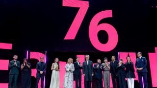 Foto: Da esquerda para a direita: Michael Stütz, Jacqueline Lyanga, Sean Baker,