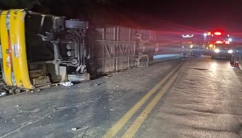 Foto: 1 de 1 acidente-mg - Foto: Divulgação/Corpo de Bombeiros