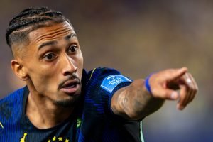 Raphinha, atacante da Seleção Brasileira — Foto: Raphinha, atacante da Seleção B