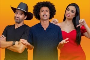 Alberto Cowboy, Breno e Jordana — Foto: 1 de 1 Alberto Cowboy, Breno e Jordana -