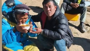 Foto: 1 de 1 Guia desaparecido é encontrado no Monte Everest após 6 dias: “Milag