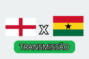 Imagem das bandeiras de Inglaterra e Gana — Foto: Imagem das bandeiras de Inglat