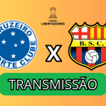 Cruzeiro e Barcelona de Guayaquil se enfrentam pela Libertadores — Foto: Cruzeir