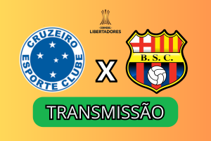 Cruzeiro e Barcelona de Guayaquil se enfrentam pela Libertadores — Foto: Cruzeir