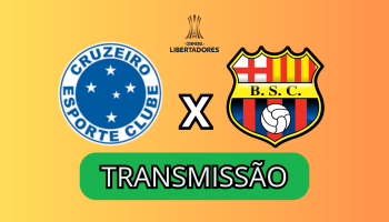 Cruzeiro e Barcelona de Guayaquil se enfrentam pela Libertadores — Foto: Cruzeir