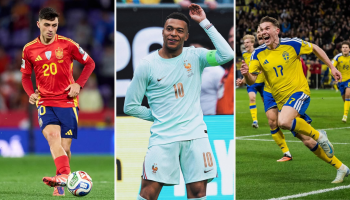 Pedri, Mbappe e Gyokeres, principais jogadores da Espanha, França e Suécia — Fot