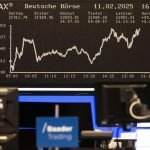 Balcão de negociações na Bolsa de Valores de Frankfurt — Foto: 1 de 1 Imagem de