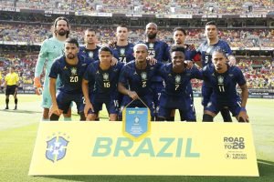 Seleção Brasileira antes do amistoso contra o Egito — Foto: Seleção Brasileira a