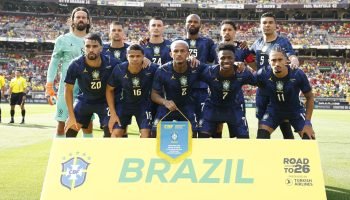 Seleção Brasileira antes do amistoso contra o Egito — Foto: Seleção Brasileira a
