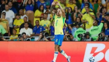 Bruno Guimarães, meio-campista da Seleção Brasileira — Foto: Bruno Guimarães, me