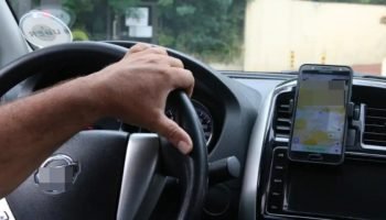 Motorista em carro de aplicativo em São Paulo — Foto: 1 de 1 Motorista em carro