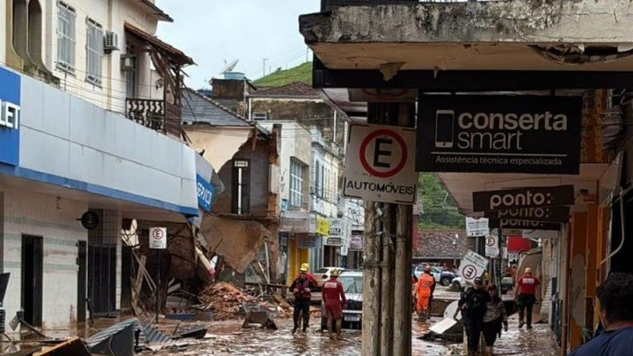 1 de 1 chuva em Juiz de Fora Minas Gerais — Foto: 1 de 1 chuva em Juiz de Fora M