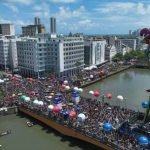 Bloco Galo da Madrugada desfila no centro do Recife. — Foto: Bloco Galo da Madru