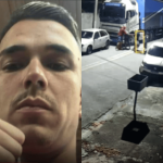 Foto: 1 de 1 Colagem colorida de homem achado morto após ser agredida em tentati