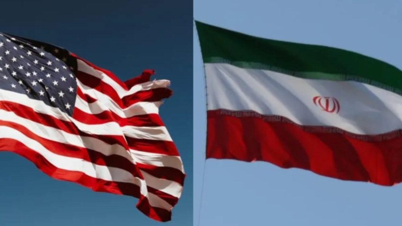 Foto: Na imagem, bandeiras dos Estados Unidos (à esq.) e do Irã (à dir.)