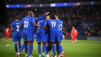 Imagem dos jogadores da seleção francesa — Foto: Imagem dos jogadores da seleção