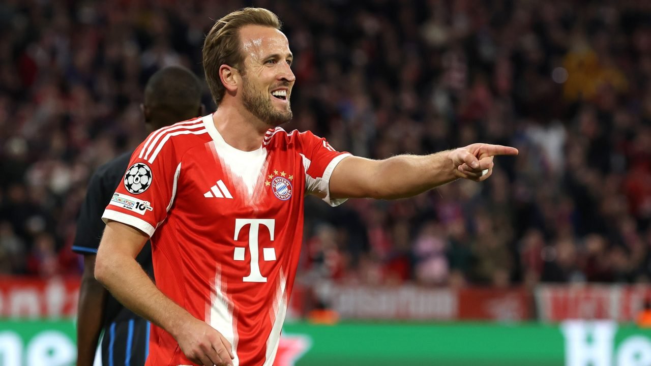 Foto: 1 de 1 Foto colorida de Harry Kane, do Bayern de Munique - Metrópoles - Fo