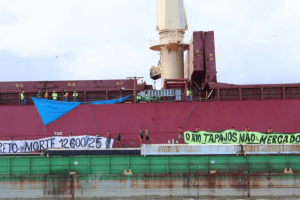 Foto: Na imagem, indígenas do Baixo Tapajós, Munduruku do Médio e Alto Tapajós,