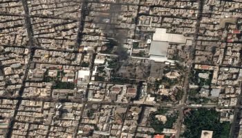 Foto: 1 de 1 Complexo residencial do líder supremo do Irã, em Teerã - Foto: Airb