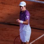 João Fonseca durante partida em Roland Garros. — Foto: 1 de 1 joao-fonseca-rolan