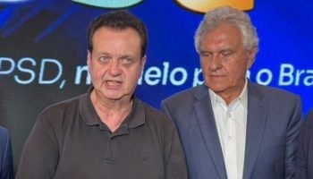Gilberto Kassab e Ronaldo Caiado. — Foto: 1 de 1 Imagem colorida mostra Gilberto