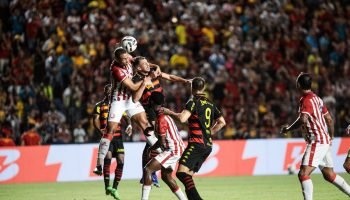 Imagem do confronto entre Sport e Náutico pela Série B 2026 — Foto: Imagem do co