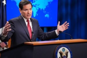 Foto: Na imagem, o secretário de Estado dos EUA, Marco Rubio