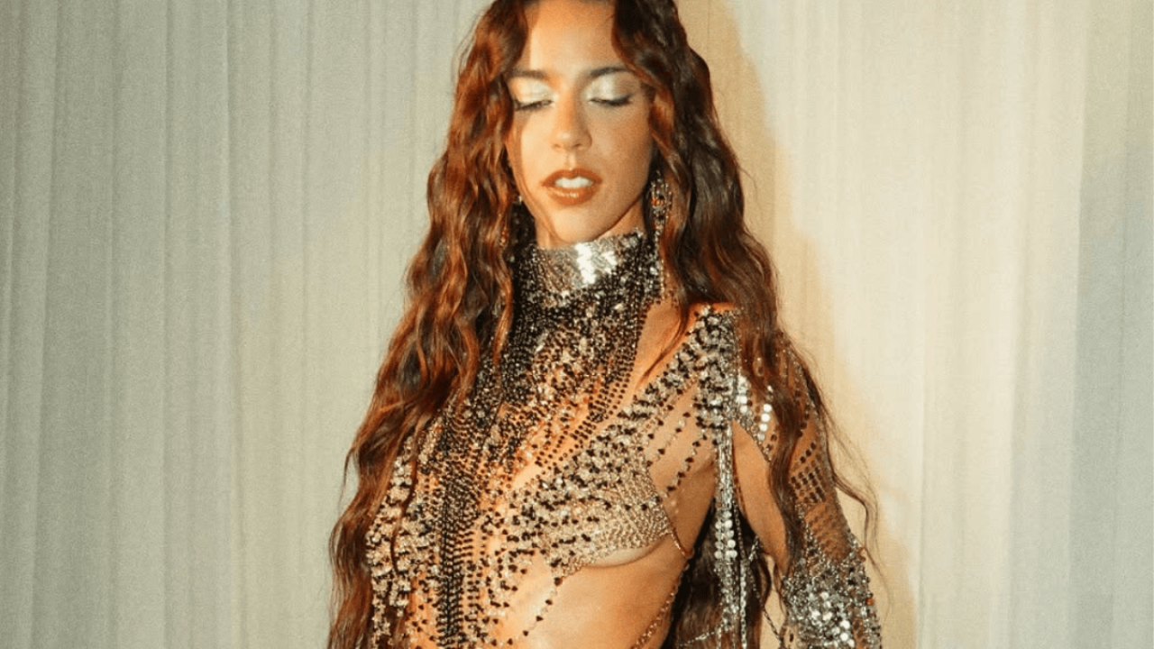 marina-sena look de brilhos e transparência de marina sena — Foto: 1 de 1 foto com cor. look