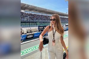 Foto: 1 de 1 Imagem colorida mostra a modelo russa Maryia Lubimova - Metrópoles