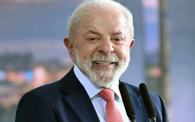 Lula durante a inauguração do centro de emergência. — Foto: Notícias ao Minuto