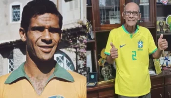 Morre Brito, zagueiro campeão do mundo na Copa de 1970, no México — Foto: Morre
