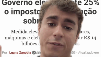 Foto: Vídeo do deputado federal Nikolas Ferreira foi visualizado por 1,7 milhão