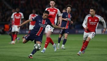 Foto: 1 de 1 palpite-psg-x-arsenal-APOSTAS - Foto: Alamy Live News/Getty Images