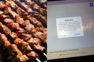 placa-com-alerta-sobre-calorias-em-restaurante-de-rodizio-causa-revolta