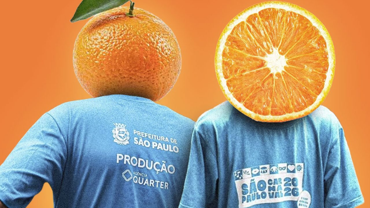 quarter-laranjajpg Foto: 1 de 1 Pessoas vestidas com a camisa da Quarter e da prefeitura de São Pau