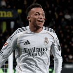 Foto: Kylian Mbappé, atacante francês do Real Madrid