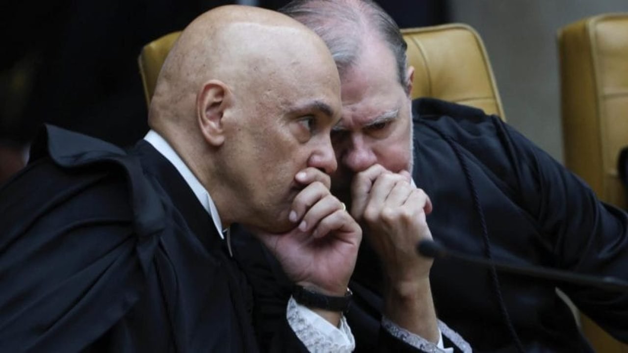 stf-moraes-dias-toffoli-848×477-1 Foto: Na imagem, os ministros do STF Alexandre de Moraes (à esq.) e Dias Toffoli