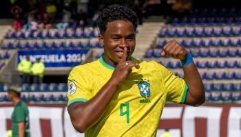 Foto: Endrick era a estrela do Brasil no Pré-Olímpico - Joilson Marconne/CBF