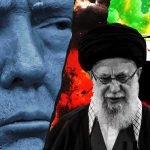 Foto: 1 de 1 Montagem com as imagens de Donald Trump e do líder supremo do Irã,