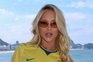 Virginia foi xingada durante um jogo do Brasil contra o Panamá — Foto: 1 de 1 Vi
